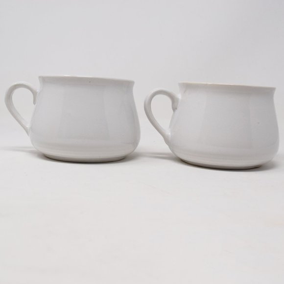 2 Vintage Tomato Chicken Soup Recipe Mug Bowl Set Ingredients 70s Comfort Food - Picture 4 of 14